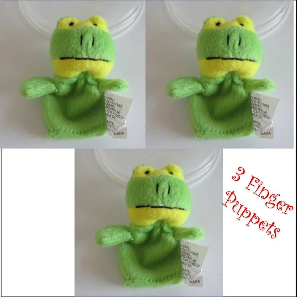 FROG FINGER PUPPET Stuffed Animal Plush